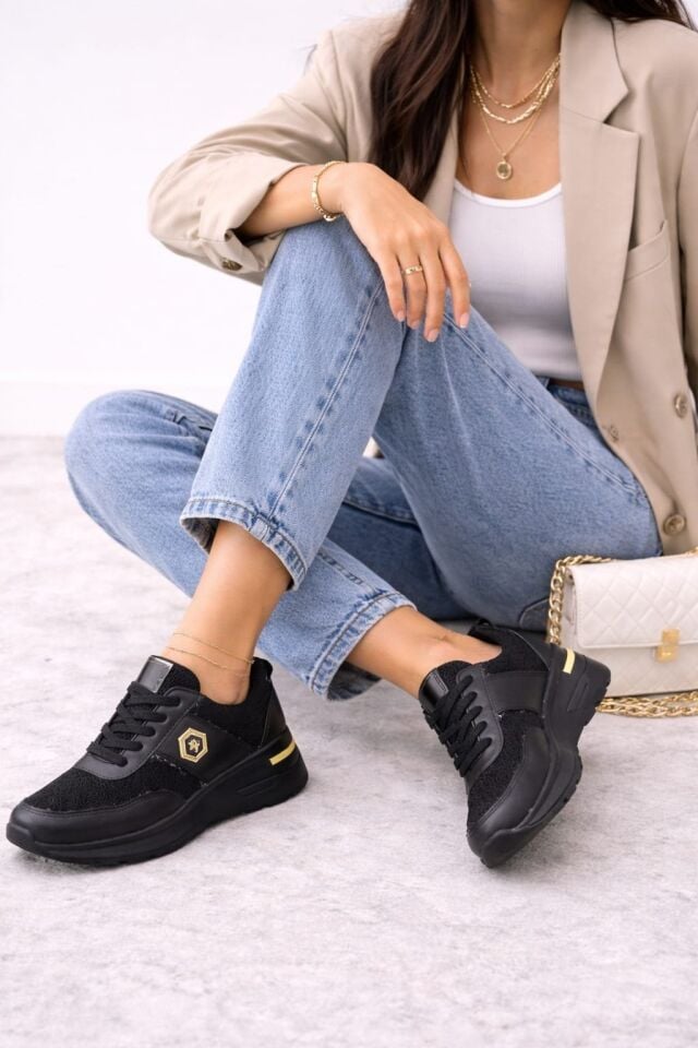 Dantel Detaylı Trend 5 Cm Platform Yüksek Taban Kadın Sneaker Spor Ayakkabı Dantel Detaylı Trend 5 Cm Platform Yüksek Taban Kadın Sneaker Spor Ayakkabı