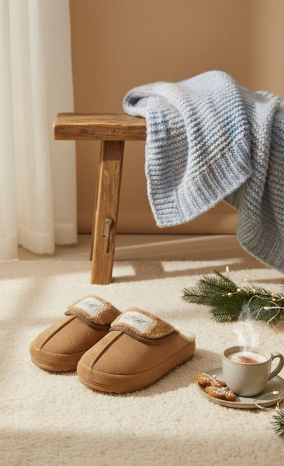 Kadın Desenli Peluş Kaymaz Hafif Tabanlı Tüylü Terlik Çeyiz Bohça Ev Terliği TABA - 40