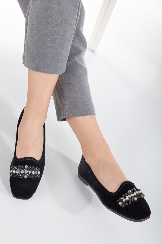 Kadın Babet Hafif Rahat Taban Ortopedik Süet Anne Ayakkabısı