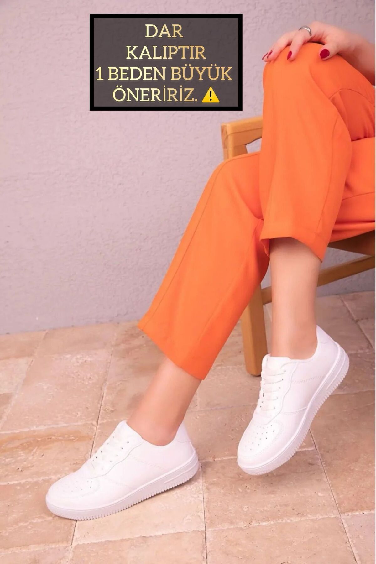 Beyaz - Unisex Spor Ayakkabı Günlük Sneakers BEYAZ - 40