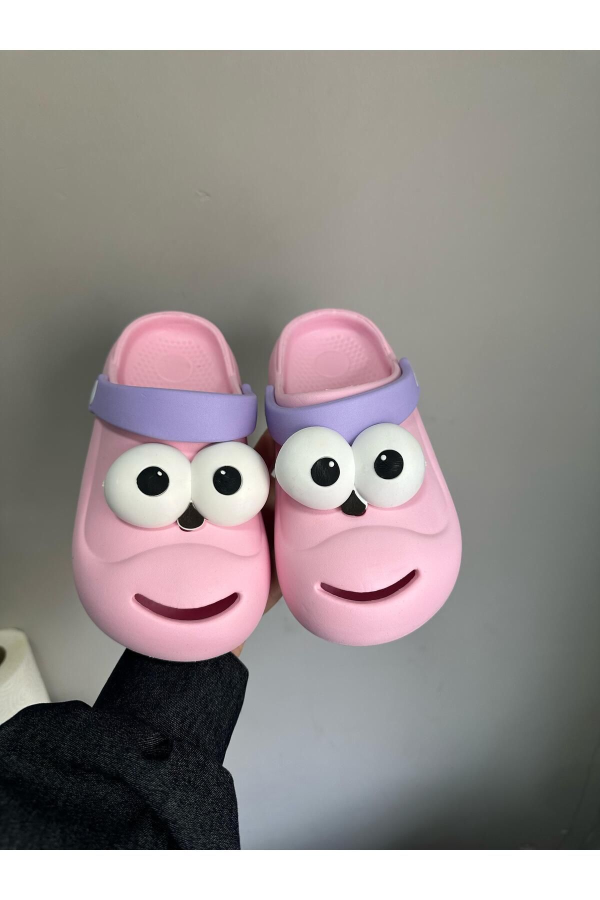 Köpek Figürlü Hayvanlı Çocuk Sandalet Sessiz Taban PUDRA - 30