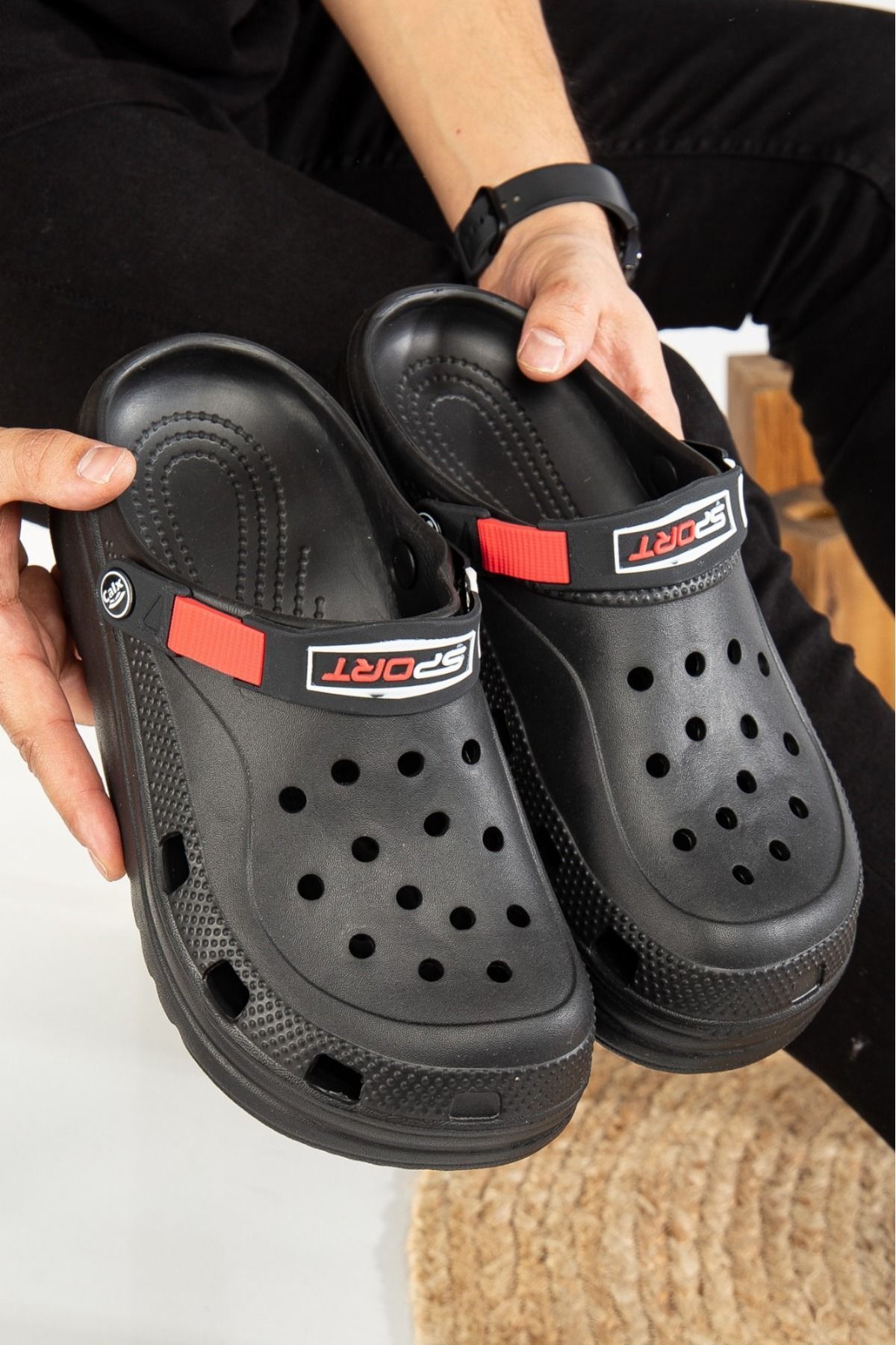 Unisex İş Hastane Hemşire Doktor Terlik SİYAH - 40