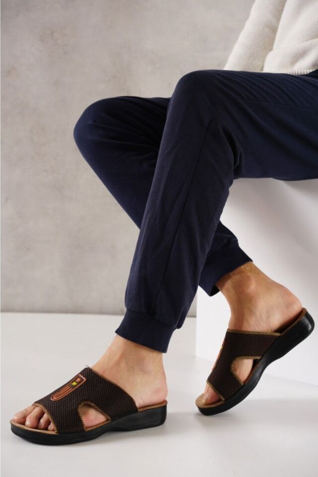 Erkek Yazlık Sokak Terliği-ev Terliği Fileli