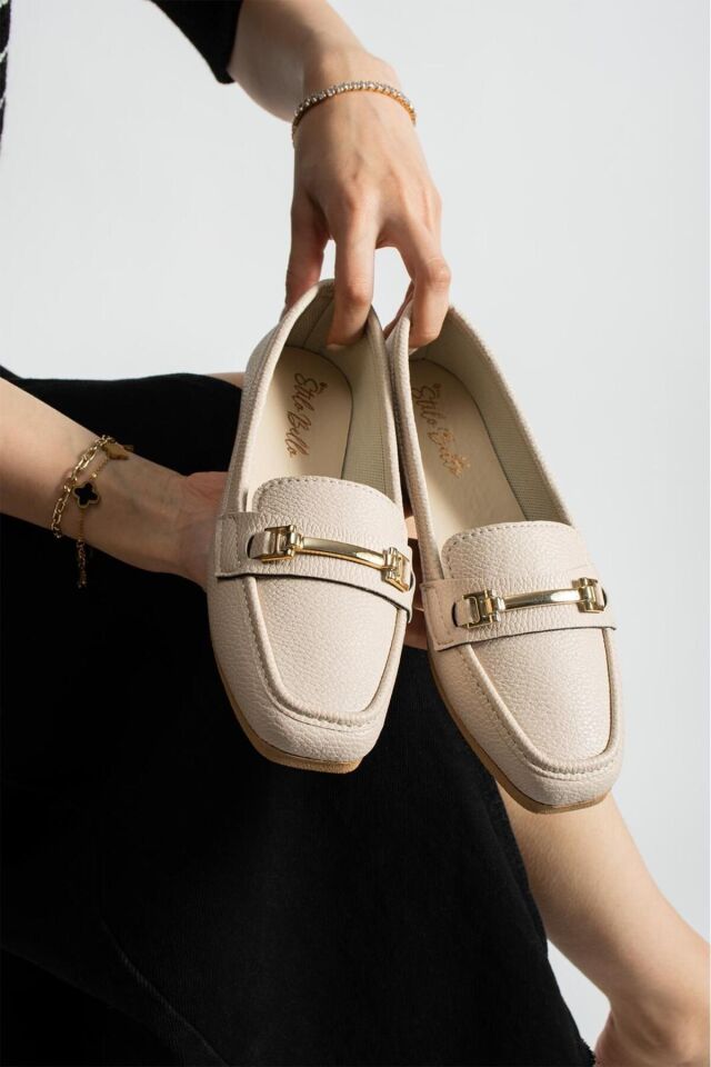 Kadın Babet Toka Detaylı Şık Rahat Ortopedik Günlük Ayakkabı