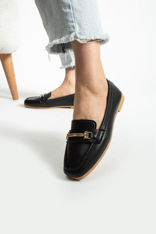 Kadın Babet Toka Detaylı Şık Rahat Ortopedik Günlük Ayakkabı