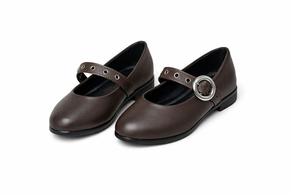 Şık Tasarım Tokalı Lastikli Klasik Babet Ayakkabı Şık Tasarım Tokalı Lastikli Klasik Babet Ayakkabı