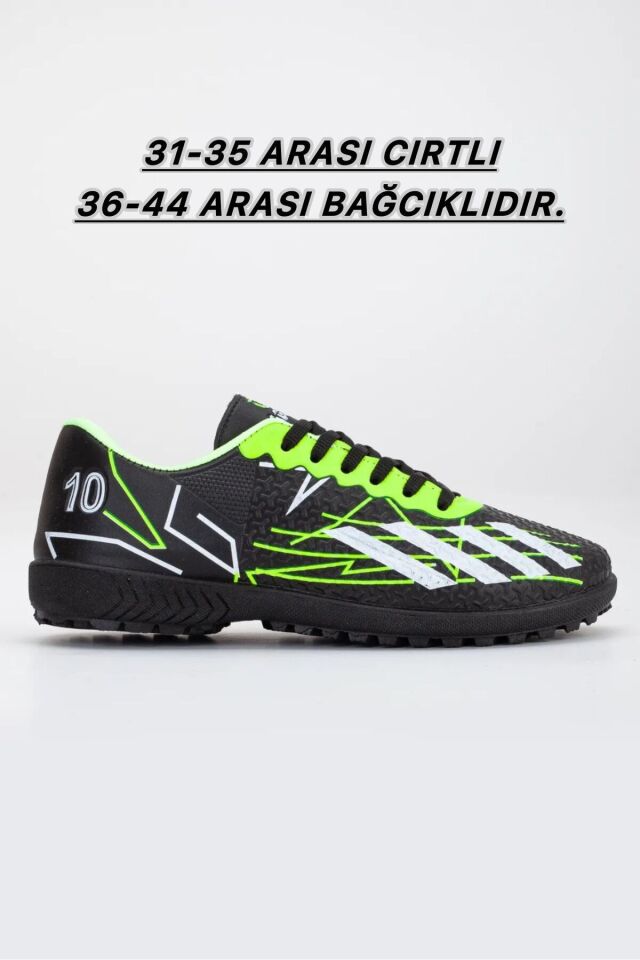 Halı Saha Kramponu Futbol Ayakkabısı SİYAH-SARI - 40