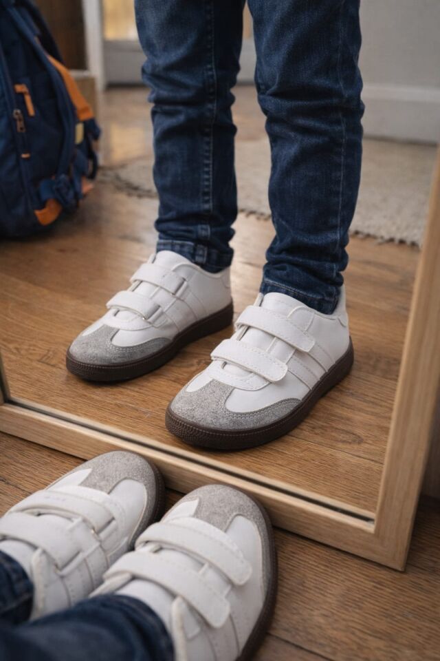 Kids Unisex Çocuk Spor Ayakkabı Sneakers BEYAZA - BEYAZ - 28