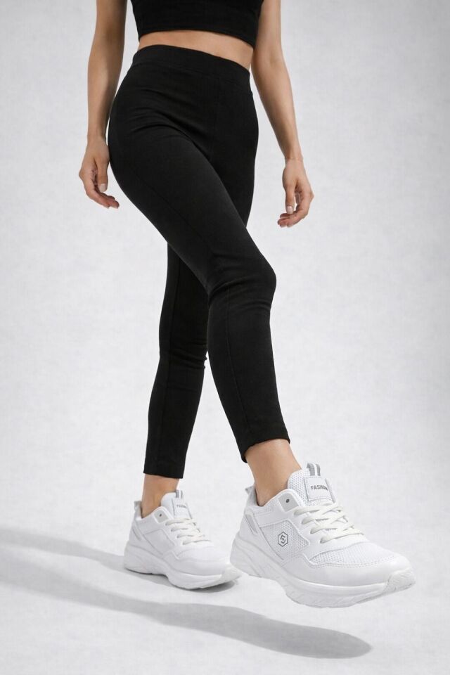 Kadın Sneaker Günlük Spor Ayakkabı Kalın Taban Hafif Rahat Yürüyüş Sneaker Modern Tasarım Şık Kombin Uyumlu