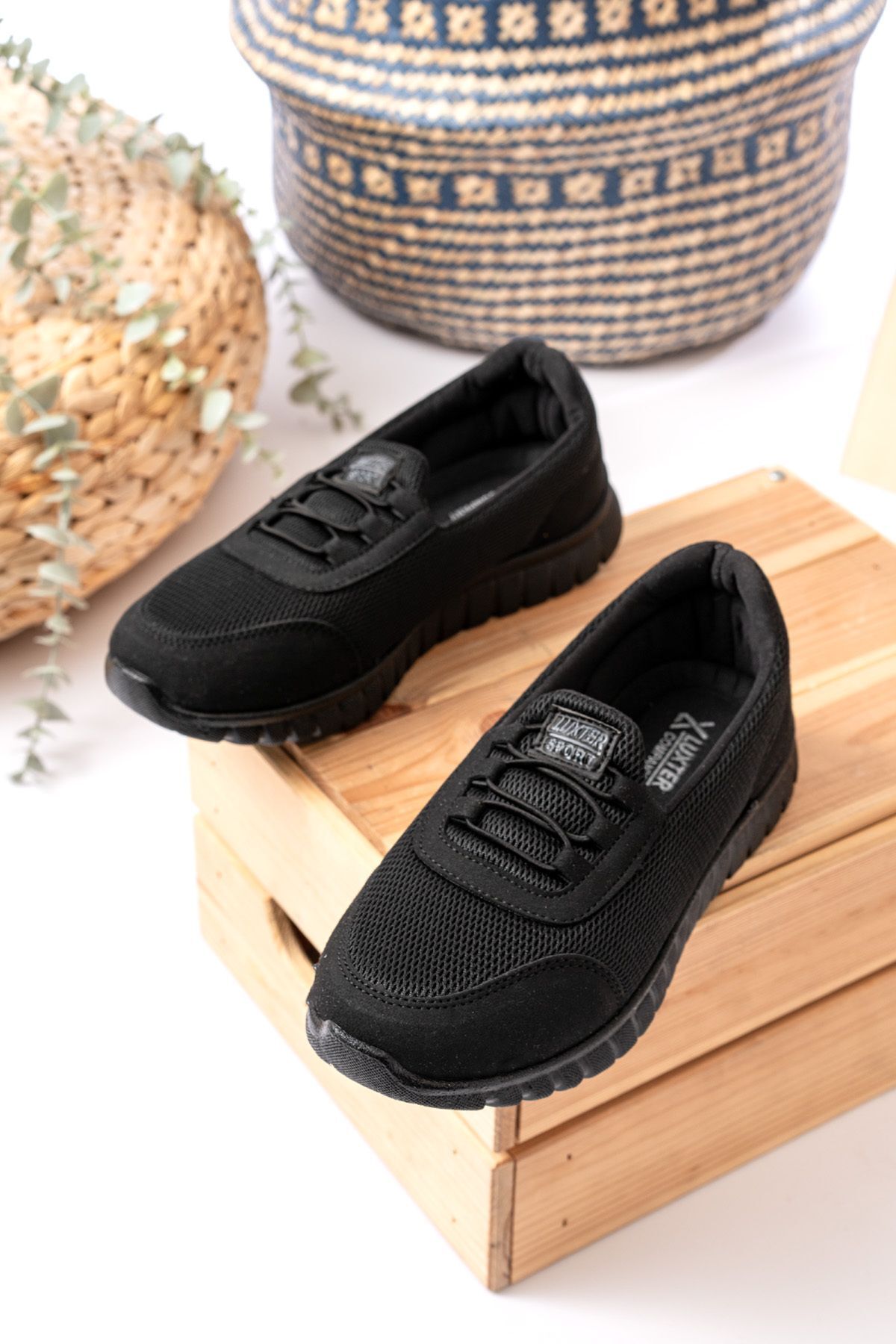 Unisex Aqua Ayakkabı Günlük Ayakkabı Ortapedik Taban Günlük Ayakkabı Sneakars SİYAH 1812 - 38