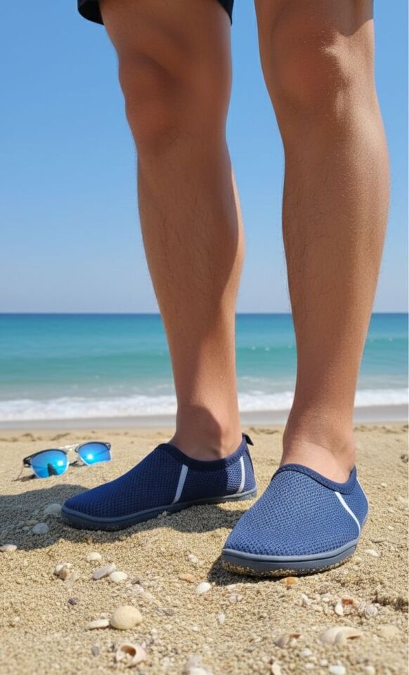 Kalın Tabanlı Çok Amaçlı Deniz Ayakkabısı Havuz Plaj Bahçe Ev Patiği