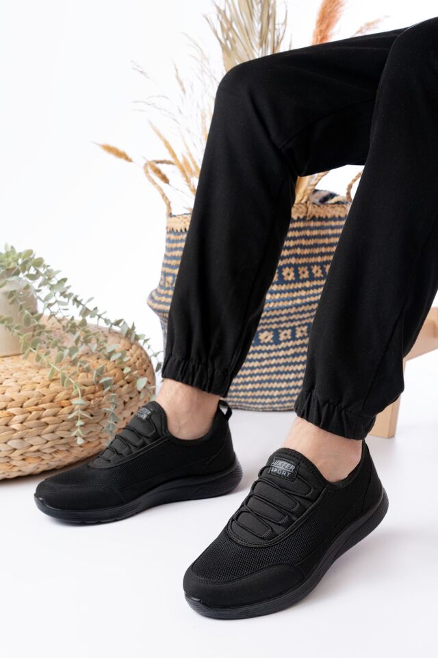 Unisex Aqua Ayakkabı Günlük Ayakkabı Ortapedik Taban Günlük Ayakkabı Sneakars SİYAH 1734 - 42