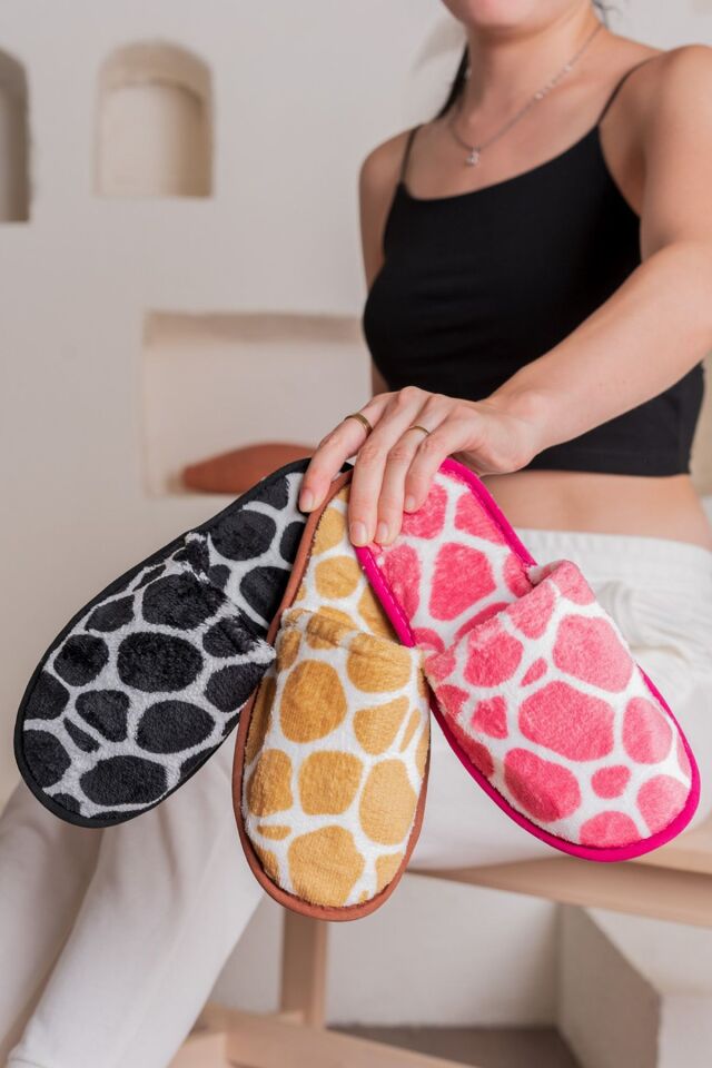 3’lü Kadın Ev Terliği Misafir Terliği Bohça Terliği ÇEŞİTLİ - 38