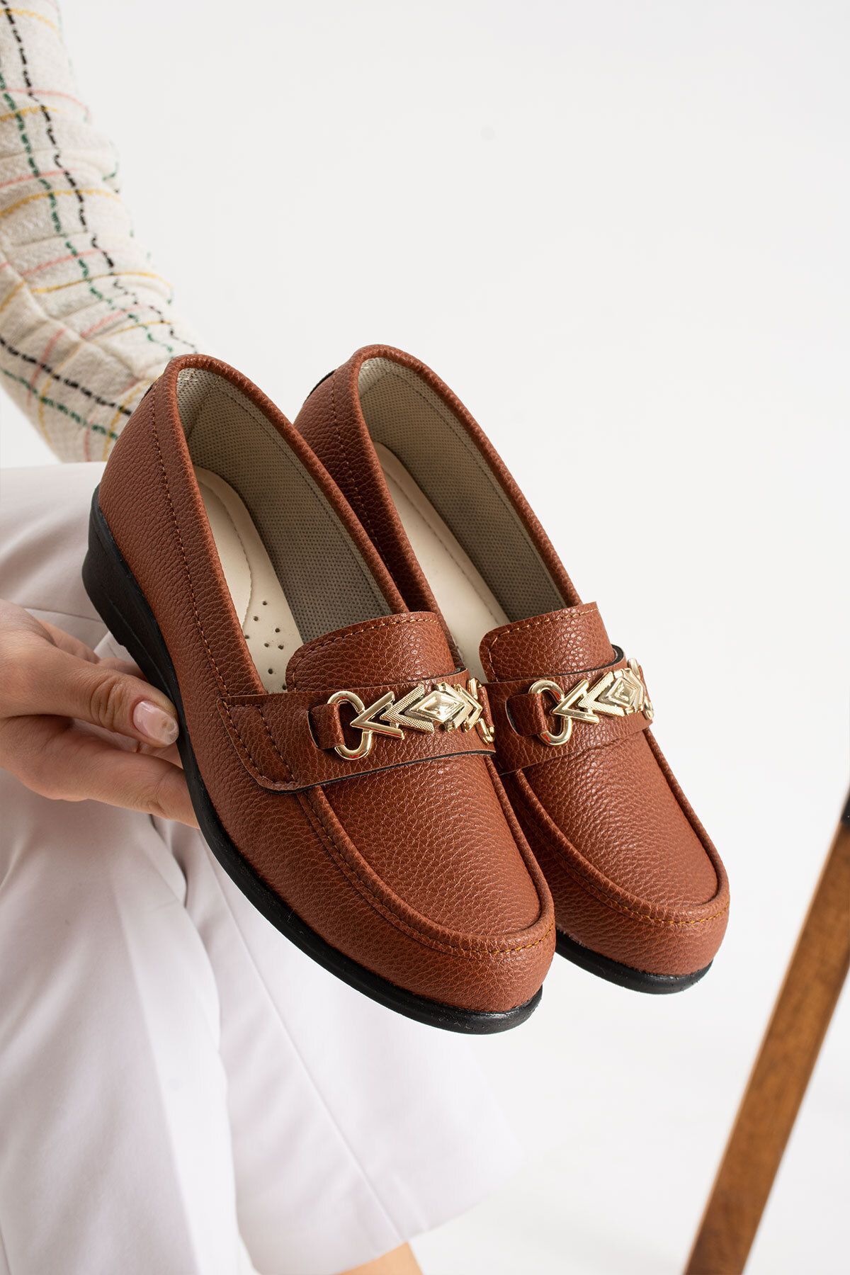 Zincir Ortopedik Taban Kadın Babet Anne Ayakkabısı Anneler Gününe Özel TABA - 39