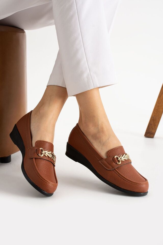 Zincir Ortopedik Taban Kadın Babet Anne Ayakkabısı Anneler Gününe Özel TABA - 39