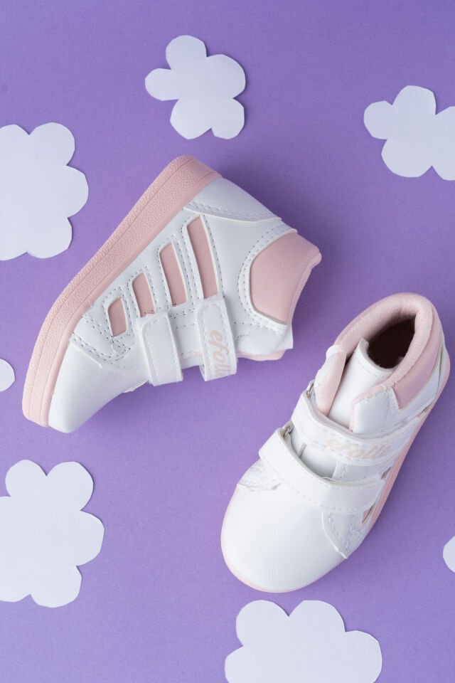 Kids Unisex Çocuk Bot / Bootie BEYAZ-PUDRA - 28