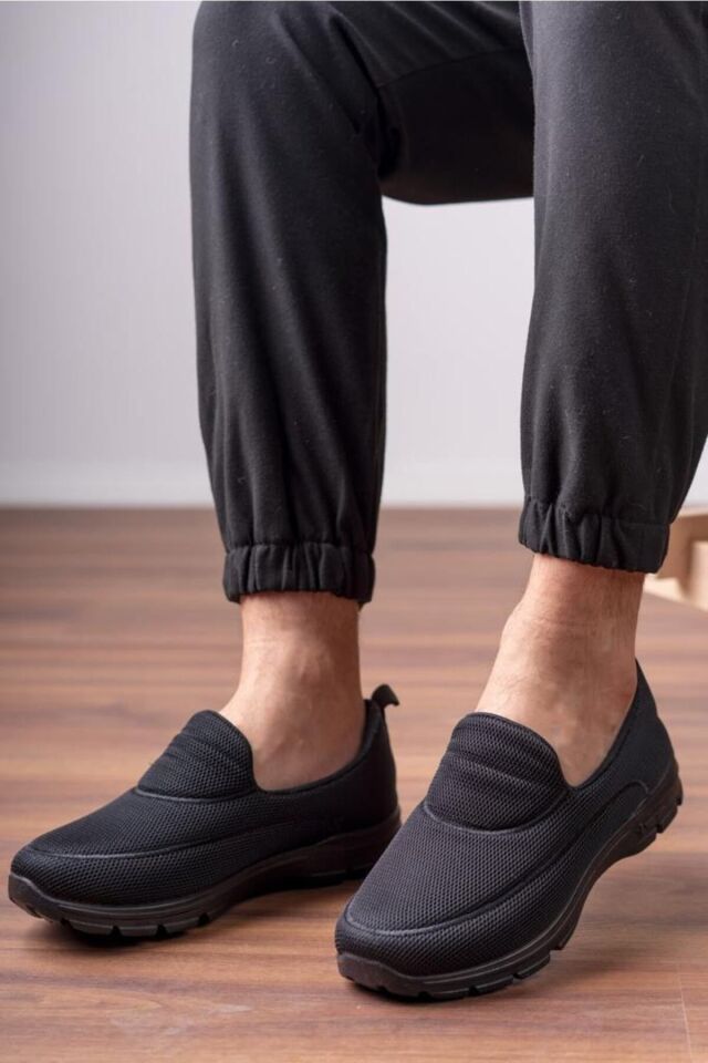 Unisex Aqua Ayakkabı Günlük Ayakkabı Ortapedik Taban Günlük Ayakkabı Sneakars SİYAH - 44