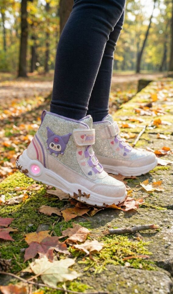 Kışlık Cırt Cırtlı Anatomik Taban Çocuk Rahat Bot Günlük Rahat Hafif Esnek Çocuk Bot