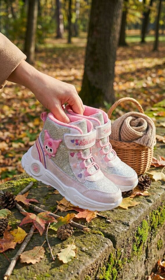 Kışlık Cırt Cırtlı Anatomik Taban Çocuk Rahat Bot Günlük Rahat Hafif Esnek Çocuk Bot