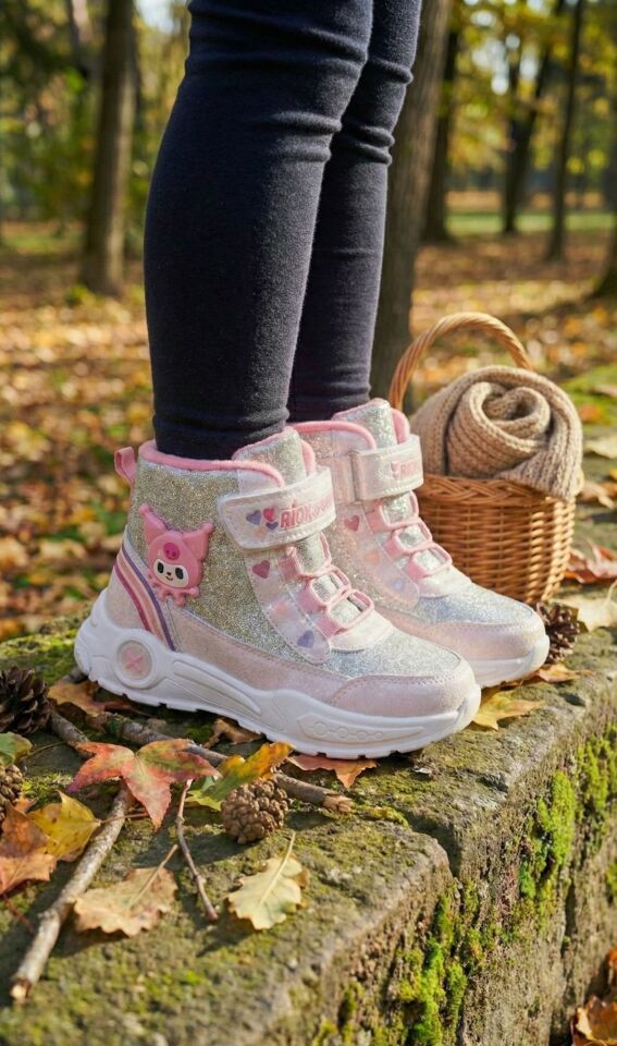 Kışlık Cırt Cırtlı Anatomik Taban Çocuk Rahat Bot Günlük Rahat Hafif Esnek Çocuk Bot