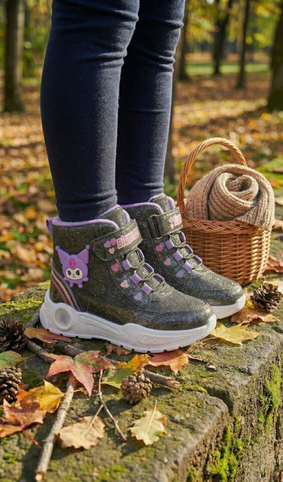 Kışlık Cırt Cırtlı Anatomik Taban Çocuk Rahat Bot Günlük Rahat Hafif Esnek Çocuk Bot