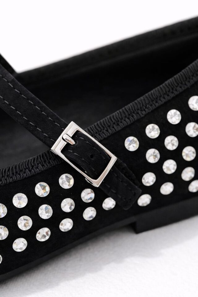 Taşlı Tokalı Kadın Babet – Şık ve Rahat Günlük Babet GÜMÜŞ - 40