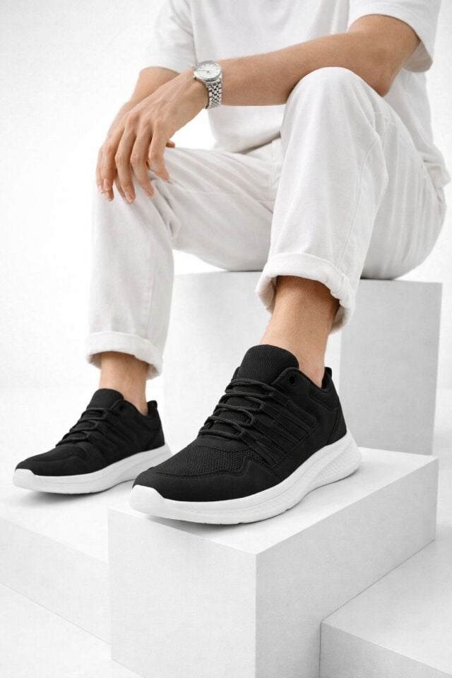 Erkek Günlük Spor Ayakkabı-Hafif Tabanlı Nesef Alabilen File Kumaş Kaymaz Kalın Taban Rahat Yürüyüş Ve Günlük Kullanım Sneaker Erkek Günlük Spor Ayakkabı-Hafif Tabanlı Nesef Alabilen File Kumaş Kaymaz Kalın Taban Rahat Yürüyüş Ve Günlük Kullanım Sneaker