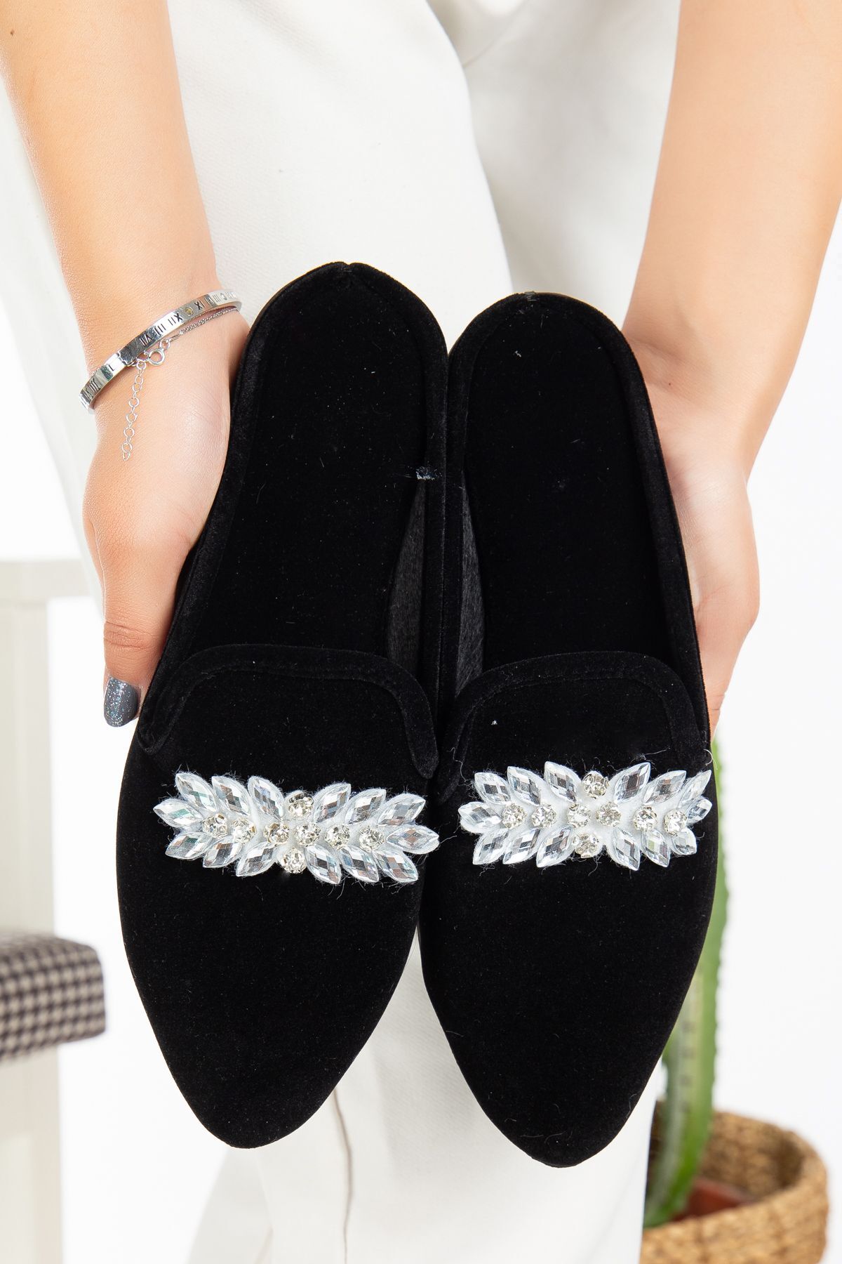 Kadın Ev Terliği Kadın Terlik Çeyiz Terliği Kışlık Terlik Misafir Terliği YAPRAK - 38