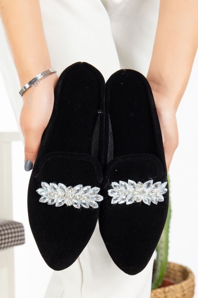 Kadın Ev Terliği Kadın Terlik Çeyiz Terliği Kışlık Terlik Misafir Terliği YAPRAK - 38