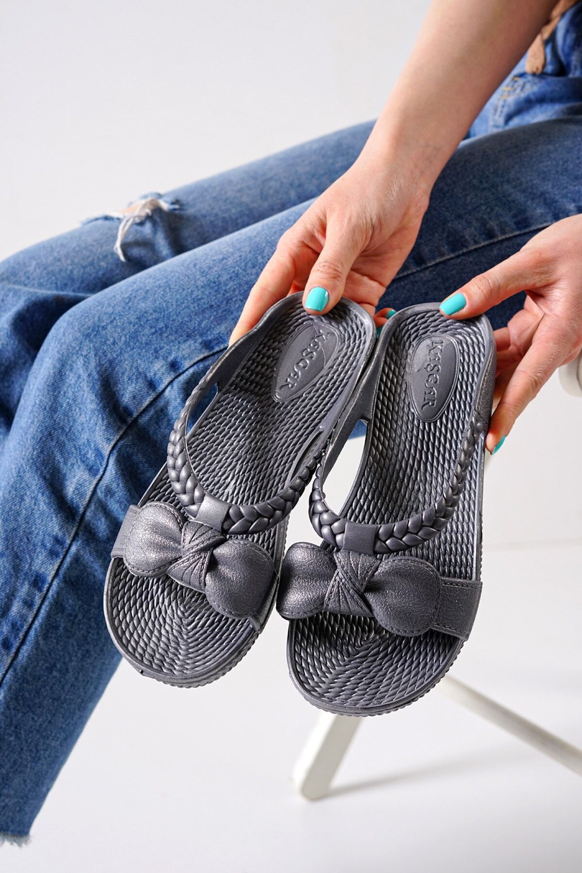 Kaymaz Tabanlı-banyo-balkon-plaj-sokak Terlik