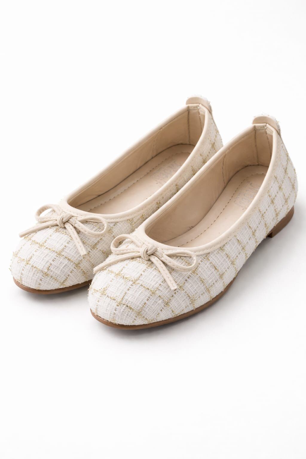 Tüvit Kumaş Mary Jane Babet Şık Tokalı Ortopedik Taban Günlük Ayakkabı BIYIKLI KREM - 40