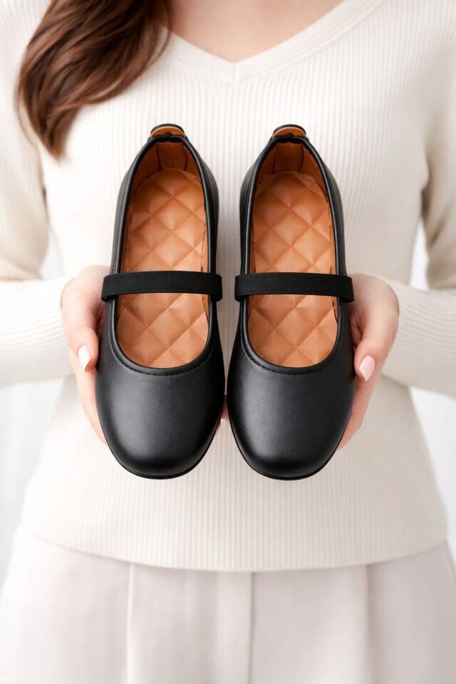 Lastikli Babet Hafif Rahat Taban Ortopedik Kadın Anne Ayakkabısı Iş Ofis Günlük Lastikli Babet Hafif Rahat Taban Ortopedik Kadın Anne Ayakkabısı Iş Ofis Günlük