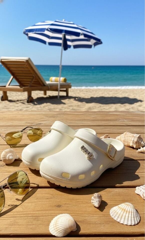 Calx Deniz Plaj Havuz Üstü Kapalı Kaydırmaz Sandalet Terlik