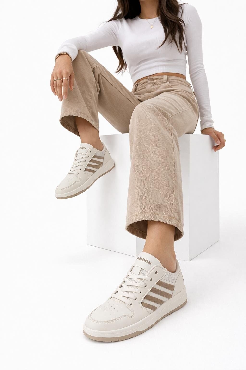 Unısex Modern Fileli Sneaker Tasarım Hafif Air Taban Günlük Rahat Yumuşak Yürüyüş Spor Ayakkabı