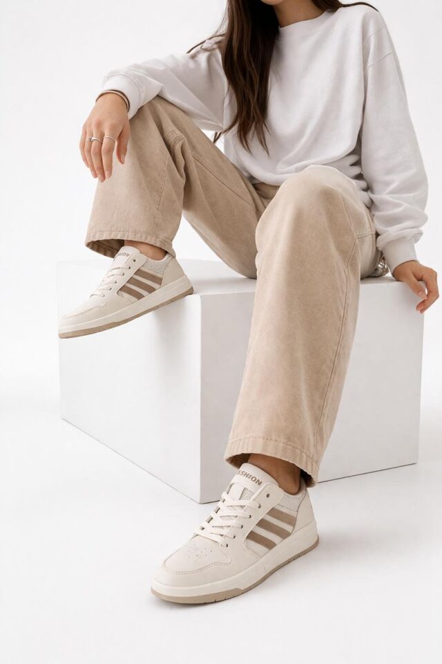 Unısex Modern Fileli Sneaker Tasarım Hafif Air Taban Günlük Rahat Yumuşak Yürüyüş Spor Ayakkabı