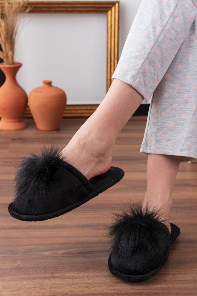 3’lü Kadın Ev Terliği Misafir Terliği Bohça Terliği