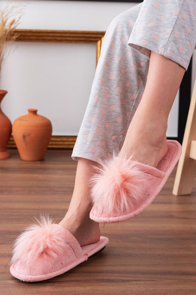 3’lü Kadın Ev Terliği Misafir Terliği Bohça Terliği