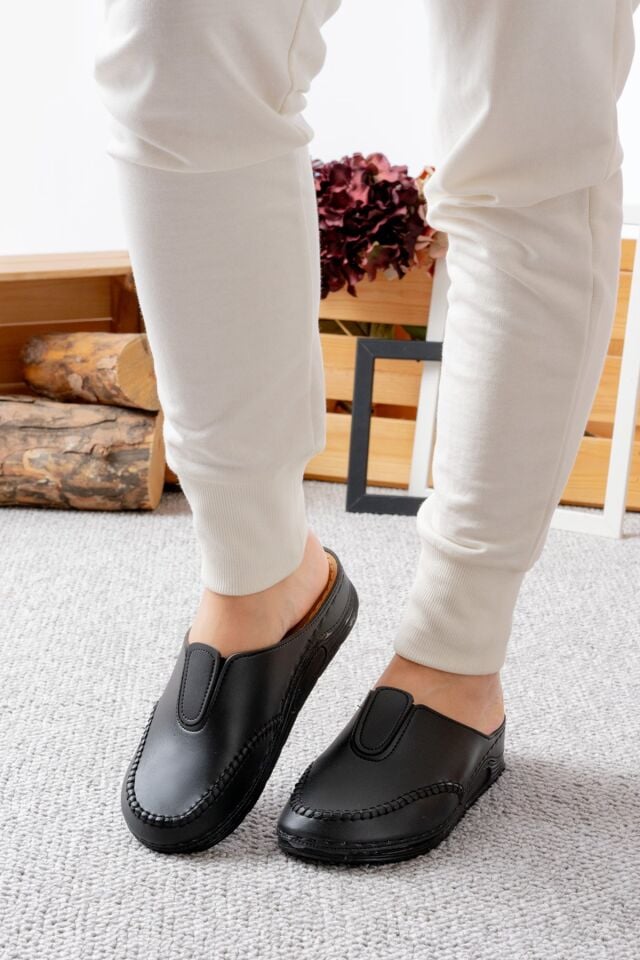 Kadın Önü Kapalı Terlik Ortopedik Günlük Terlik Rahat Şık Terlik