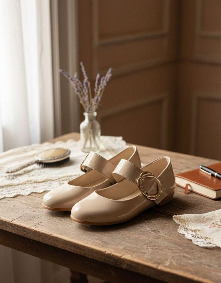 Kadın Günlük Rahat Babet Kalın Kemerli Kadın Babet Kadın Günlük Rahat Babet Kalın Kemerli Kadın Babet