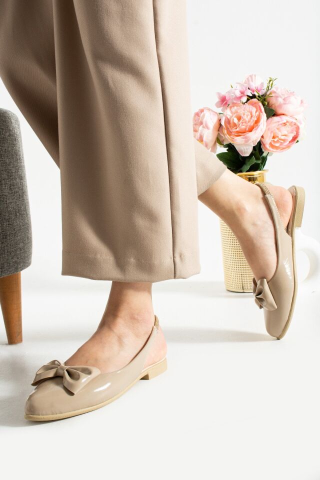 Günlük Arkası Açık Babet Kurdele Tokalı VİZON - 39