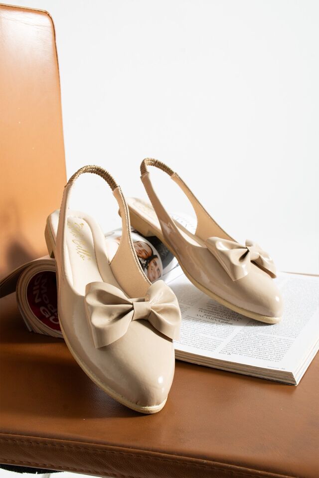 Günlük Arkası Açık Babet Kurdele Tokalı VİZON - 39