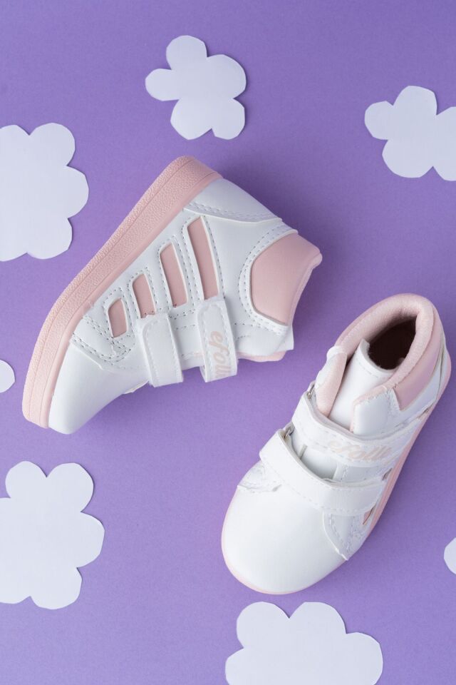 Kids Unisex Çocuk Bot / Bootie BEYAZ-PUDRA - 27