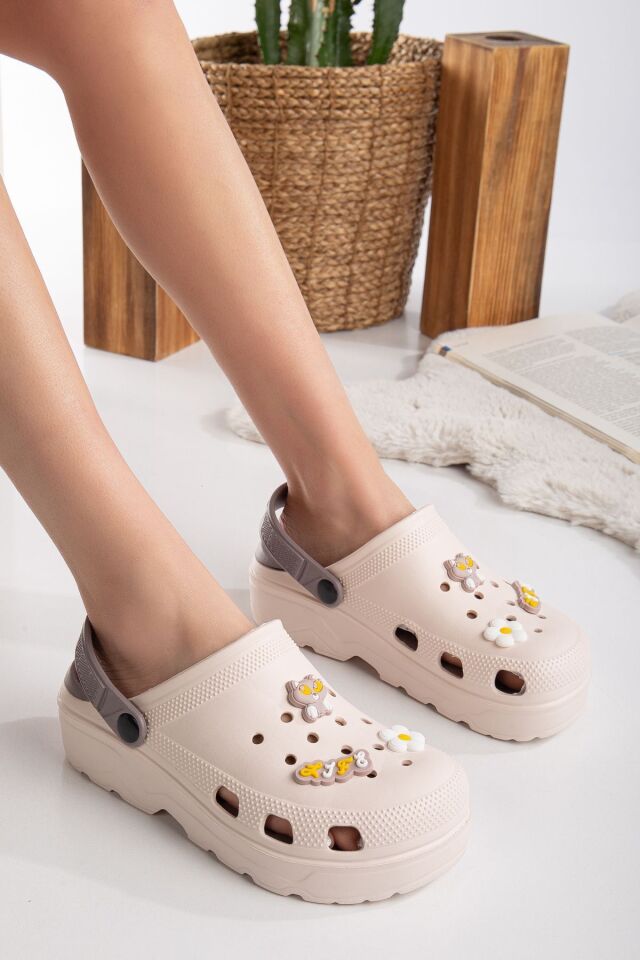 Unisex Deniz Sabo Doktor Hemşire Hastane Confort Sandalet NUT - 40