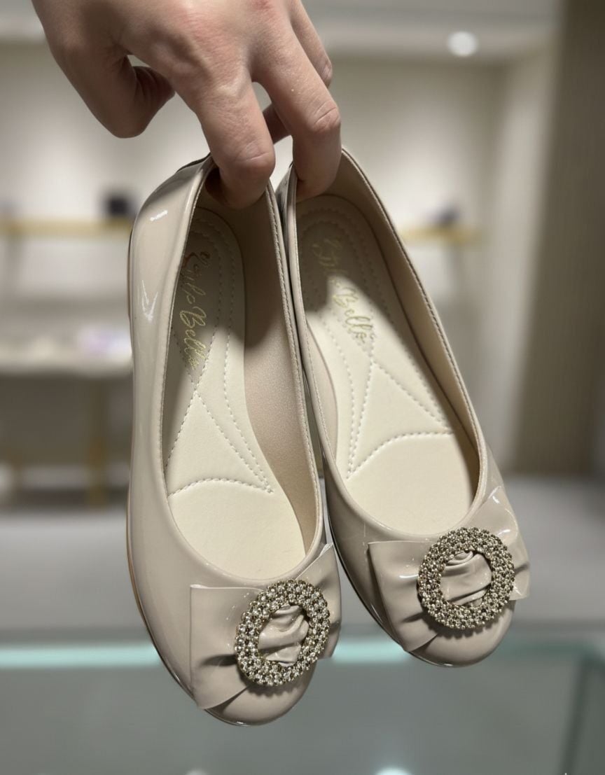 Kadın Günlük Rahat Güneş Aksesuarlı Kadın Babet RUGAN VİZON - 37