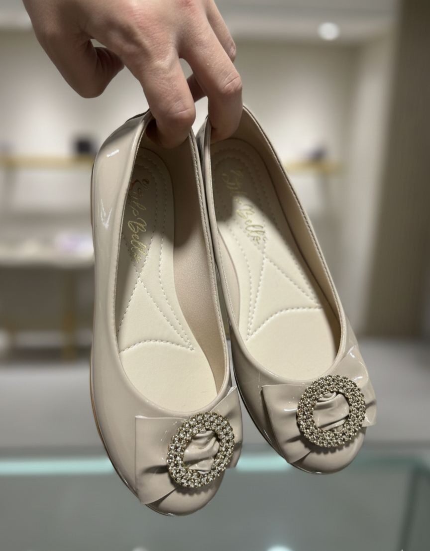 Kadın Günlük Rahat Güneş Aksesuarlı Kadın Babet RUGAN VİZON - 38