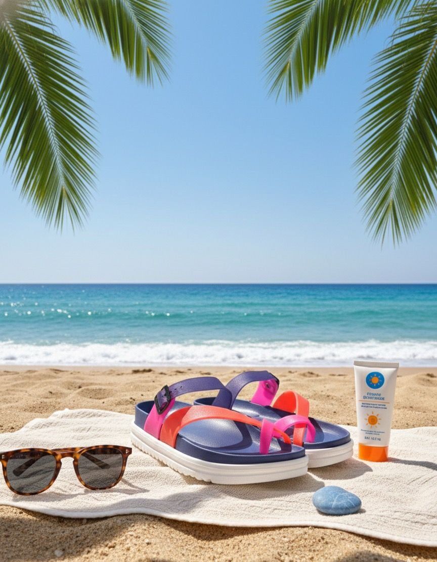 Kadın Rengarenk Kaydırmaz Taban Esnek ve Rahat Plaj Havuz Deniz Ev Bahçe Parmak Arası Terlik LACİVERT - 40