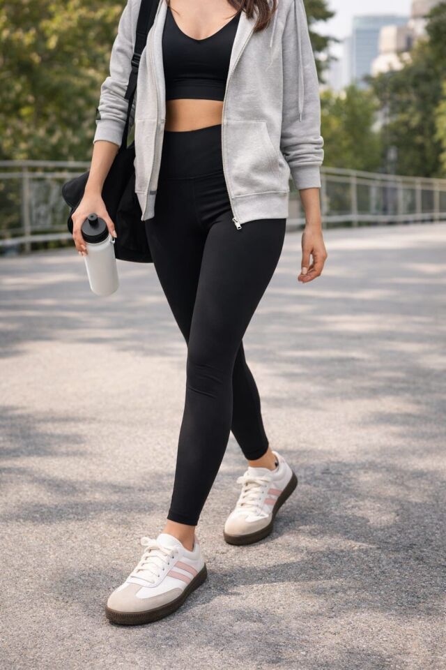 Unisex Spor Ayakkabı Günlük Casual Sneakers BEYAZ-PUDRA - 38