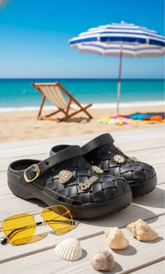 Calx Kadın Deniz Plaj Havuz Üstü Kapalı Kaydırmaz Sandalet Crocs Terlik Calx Kadın Deniz Plaj Havuz Üstü Kapalı Kaydırmaz Sandalet Crocs Terlik