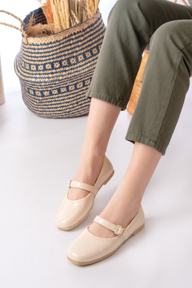 STL-108 Tokalı Babet Günlük Kadın Ayakkabı Ev Babeti