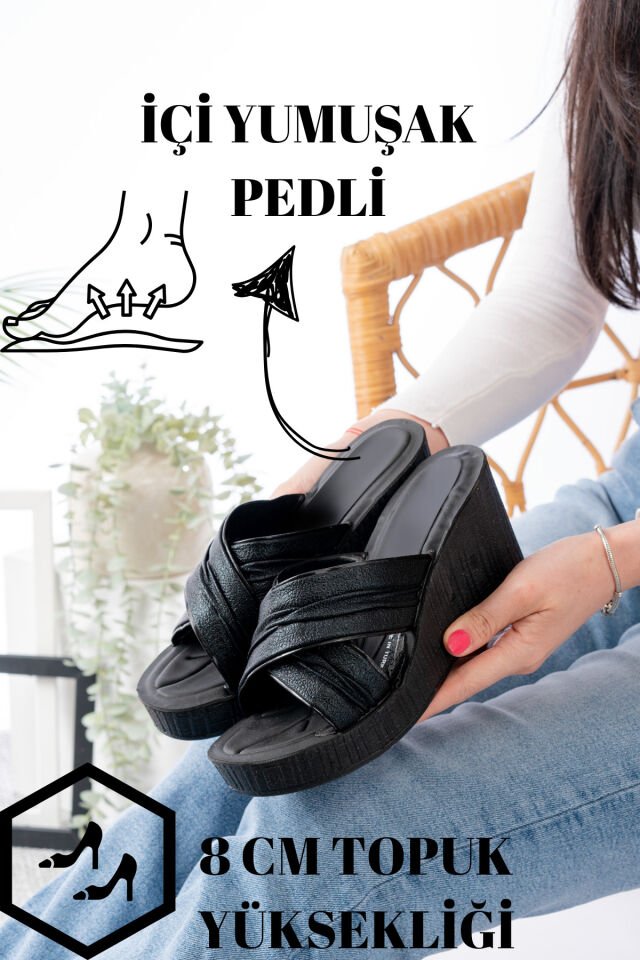 Günlük Ortopedik Terlik Anne Rahat Orta Yaş Genç Ev & Dışarı Terliği